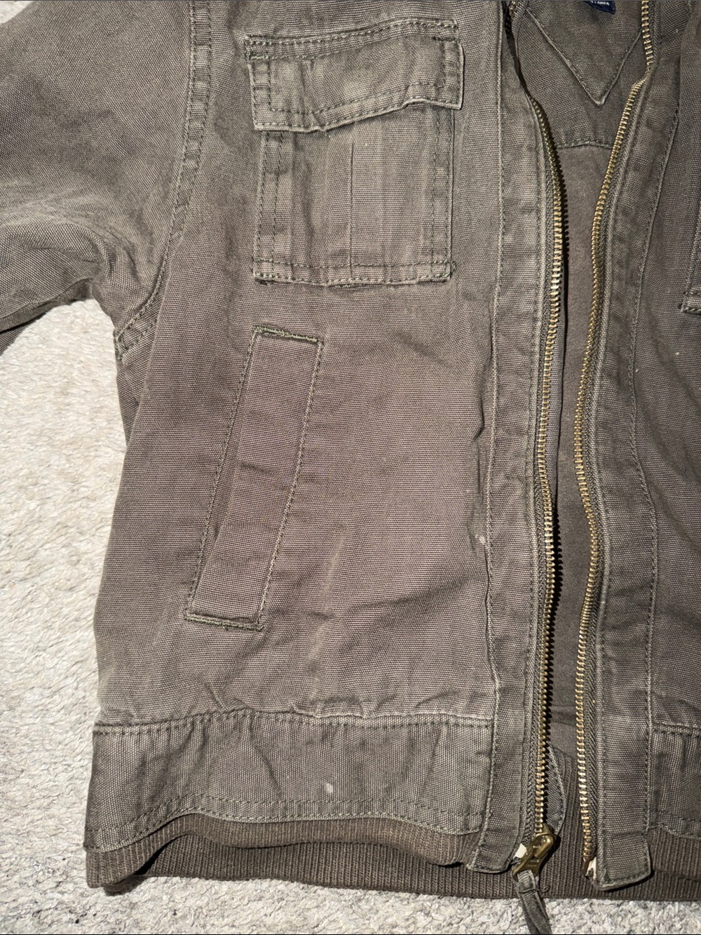Tommy Hilfiger Boys Olive Green Utility Jacket - Picture 9 of 12